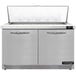A stainless steel Continental Refrigerator with two doors.
