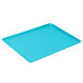 a blue tray on a white background