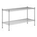 A Regency chrome wire shelf kit with two shelves.