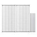 A Regency chrome wire shelving kit with two shelves and metal rods.