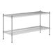 A Regency chrome wire shelf kit with two shelves.