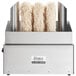 A Noble Products Glass Genie glass polisher with white brushes.