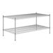 A Regency chrome wire shelf kit with two shelves.