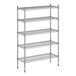 A wireframe of a Regency chrome 5-shelf kit.