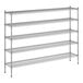 A wireframe of a Regency chrome 5-shelf kit.