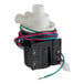A Hoshizaki pump motor with colorful wires.