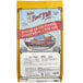 a bag of food with a picture of a building