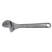 An Olympia Tools adjustable wrench with a white background.