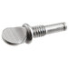 A silver metal Vollrath Captive Frame Fastener.