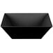 A black square Siciliano bowl.