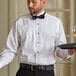 a man wearing a bow tie