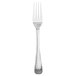 A Walco stainless steel table fork with a textured silver handle.