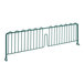 A green metal Regency wire shelf divider with two bars.