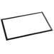 A black rectangular gasket.