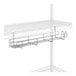 A metal rack for a Regency chrome wire shelf.