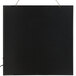 A black square LED sign board with wires attached to it.