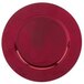 Tabletop Classics TR-6620 13 inch Red Metallic Round Acrylic Charger Plate