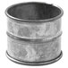 A set of 12 silver metal American Metalcraft galvanized napkin rings.
