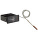 A black temperature indicator mechanism for a ServIt drawer warmer with a white wire.