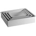 A set of four Ateco square cake pans.