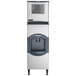 A Scotsman air cooled medium cube ice machine with a water dispenser.