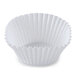 White Fluted Baking Cup 2 inch x 1 3/8 inch - 10000/Case