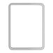 A white rectangular gasket with a white background.