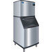 A large stainless steel Manitowoc Indigo Series remote condenser ice machine.