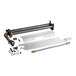 A Blodgett 36156 burner assembly kit with metal burner tube, mounting hardware, fittings, and metal panels.