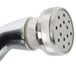 A T&S wall mounted faucet with an 8 inch swing nozzle.