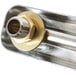 a metal object with a nut