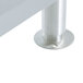 A close-up of a Traulsen single section reach-in freezer's metal object with a hole in the middle.