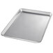 Chicago Metallic 40950 Half Size 14 Gauge Aluminum Sheet Pan - Sanitary Open Bead/Semi-Curled Rim, 13 inch x 18 inch