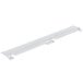A white metal Metro Large Bin Holder with holes.
