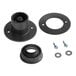 A black rubber seal and hardware kit with a round center for a Manitowoc Ice machine.