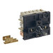 An Eagle Group Infinite Switch for a countertop food warmer, black and white with two wires.