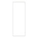 A white rectangular door gasket with black lines.