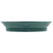 A green HS Inc. polypropylene round deli server bowl.