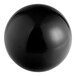 A black knob with a white arrow.