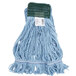 Continental Wilen A05102 24 oz. Medium Blue Blend Loop End Mop Head with 5 inch Band