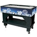 IRP Black Texas Icer 710 Insulated Ice Bin / Merchandiser with Shelf and Drain 48 inch x 24 inch 140 Qt.