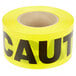 a roll of caution tape