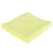 A yellow Unger SmartColor microfiber cleaning cloth.