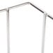 A metal bar with two metal plates on it.