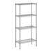 A Regency chrome wire shelving kit with four shelves.