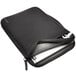 A black Kensington laptop sleeve with a zipper.