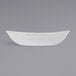 A white Libbey Driftstone melamine serving bowl.