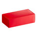 A red rectangular 1/2 lb. candy box.