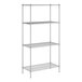 A Regency chrome wire shelf kit with 4 shelves.