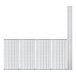 A Regency wire shelving kit with wire mesh panels and poles.